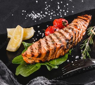 File de Somon la grătar