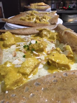 Galleta bretona curry