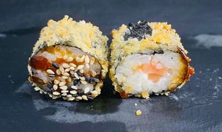 61.Tempura Maki Salmón (8 Uds.)