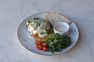 Хэшбраун с семгой