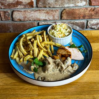 Mushroom grilled chicken