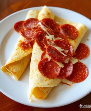 Crêpe Pepperoni.