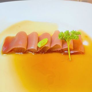 91. Carpaccio tonno - 9 pezzi