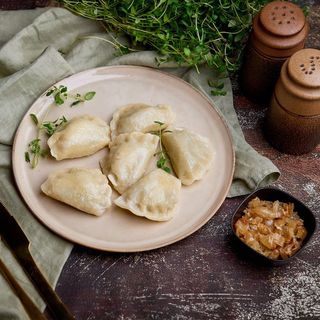 Pierogi z truskawkami 6 szt.