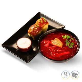 Sopa con remolacha Borsch