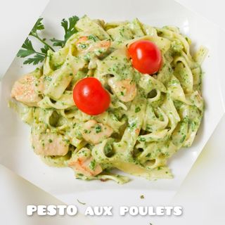 Pâte pesto aux poulets