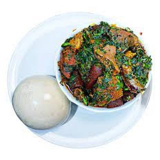 Afang soup And Swallow