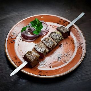 Шашлык из печени