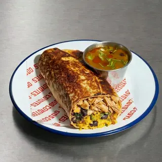 BURRITO DE BIRRIA DE POLLO (DC)
