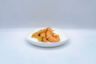 Gamberoni con Salsa Curry