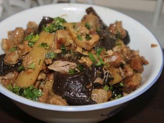 Mérou aux Champignons + Bambou