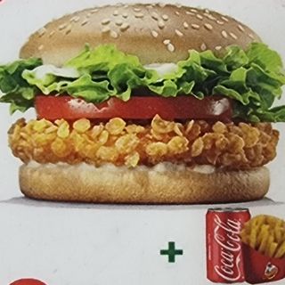 Chicken Burger Menu