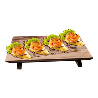 Bruschetta sa dimljenim lososom