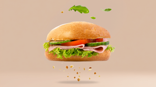 Kanapka tradycyjna z szynką