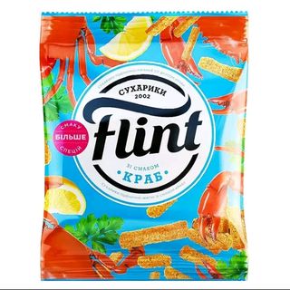 Sucharki Flint o smaku kraba