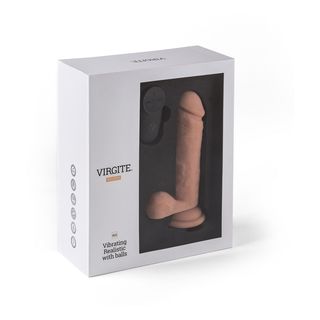 Virgite Vibrador Realístico R12 Control Remoto, 14,4 Cm