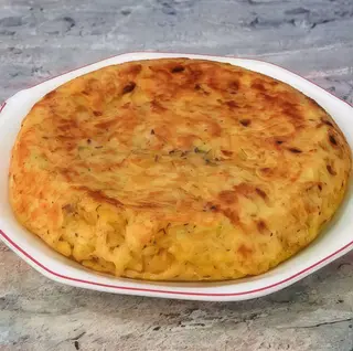 Tortilla de patatas trufada