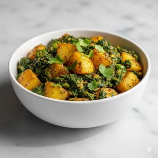 Sag Aloo