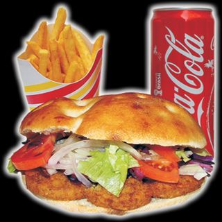 Menù panino falafel