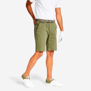 Calções Chino de Golf em Algodão Homem - Mw500 Caqui - 40