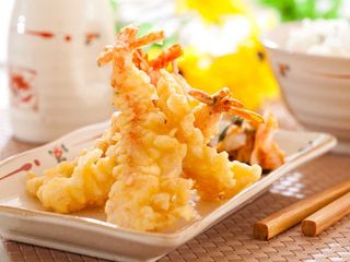 Langostinos En Tempura