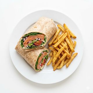 Wrap De Salmón Ahumado Semifrío