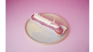 Ekler lawenda - porzeczka