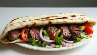 Mega kanapka podwójne mięso