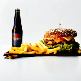 Zestaw kibica dla 2 osób – burgery+ napój -2 Szt