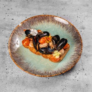 Brioszka z owocami morza