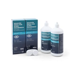 Solución Única Pharmaset 500 Ml. Duplo + Portalentes