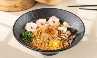 Tom Yum Ramen (with Shrimp)