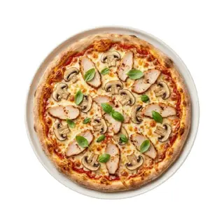 Pizza Funghi Prosciutto (26 cm.)