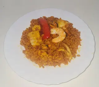 Paella de marisco