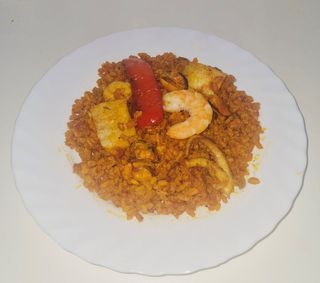 Paella de marisco
