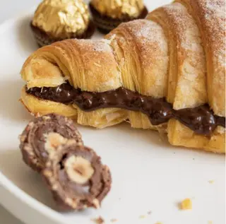Croissant com Ferrero