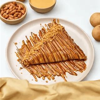Crunchy Snickers Crepe