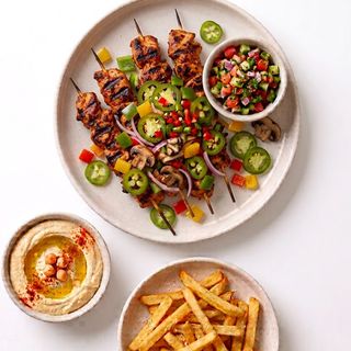 Plat De Brochettes De Poulet