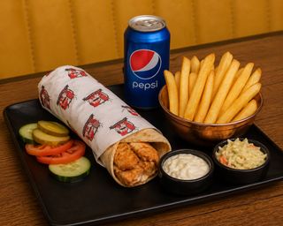 Sandwich Kebab Poulet + Frites + Pepsi