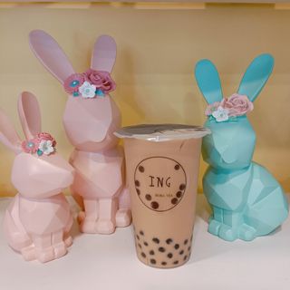 Boba tea alla rosa 玫瑰珍珠奶茶