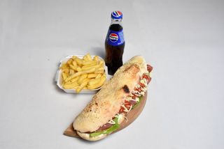 Top sendvič + pomfrit 200g + Pepsi 0.25l