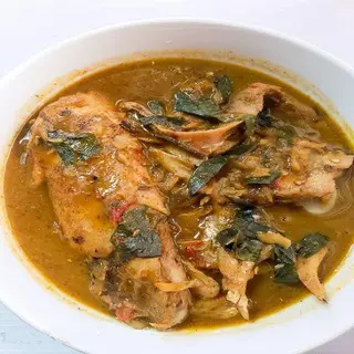 Nsala Soup With 1 Swallow And Catfish