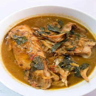Nsala Soup With 1 Swallow And Catfish
