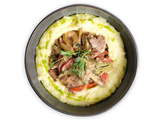 Картопляне пюре з телятиною