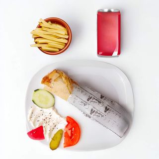 Menu Shawarma poulet XL