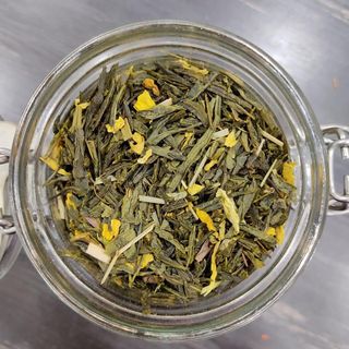 Чай зеленый "Лимонный крем с женьшенем" (100 гр.)