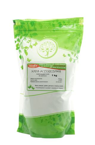 Soda oczyszczona spożywcza wodorowęglan sodu 1kg AGNEX