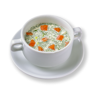 Окрошка з лососем, 400 г