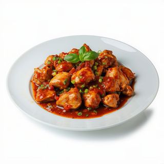 64 Pollo Con Salsa Sha - Cha