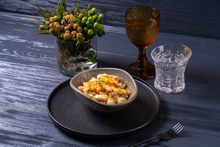 Жареный рис с яйцом 